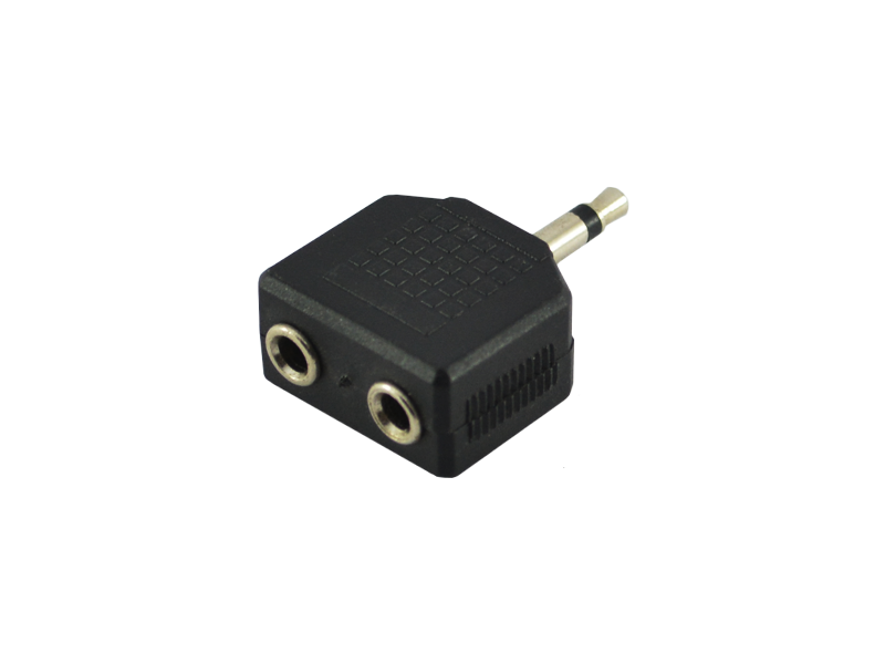 3.5mm(Mono) Male to 2x3.5mm(Mono) Female Converter - Image 2